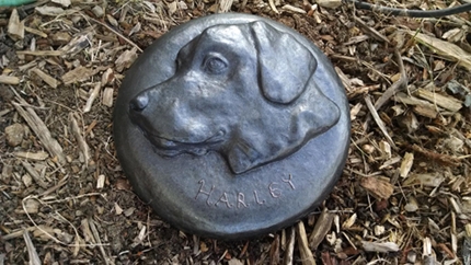 Closeup of Harley Memorial